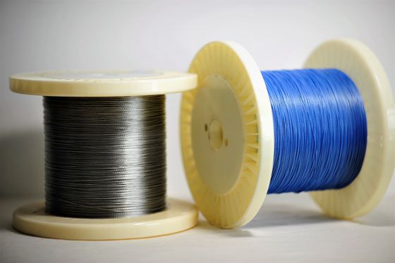 Abrasione conduttiva blu del cavo di acciaio inossidabile 304 resistente