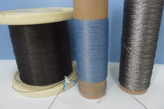 Filato metallico del cappotto flessibile del PVC, filato cucirino ignifugo 12um